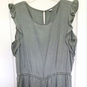 NWOT XL Green Old Navy Jumpsuit